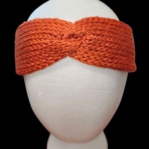 Orange Knitted Headband
